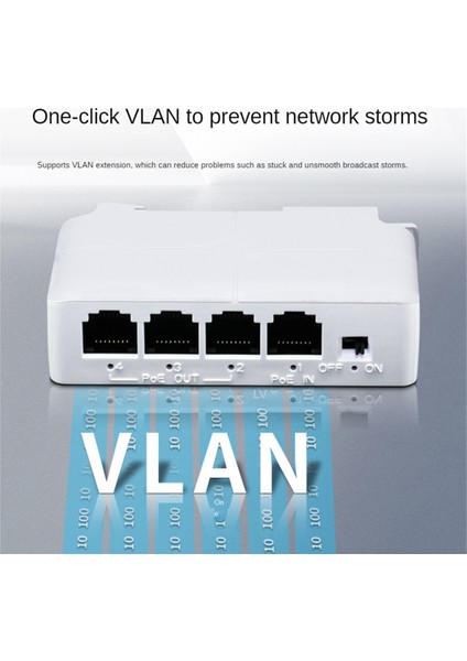 1 Ila 3 Port Poe Genişletici 100/1000M Poe Tekrarlayıcı Poe Anahtarı Için (Yurt Dışından) fırsatları