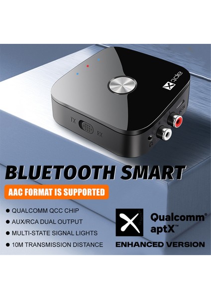 Bluetooth 5.4 Ses Verici Alıcı Aptx-Adaptive/hd/ll 3.5mm (Yurt Dışından) modelleri