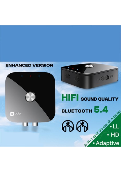 Bluetooth 5.4 Ses Verici Alıcı Aptx-Adaptive/hd/ll 3.5mm (Yurt Dışından) fırsatları