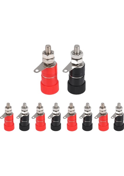 10 Adet 3.8mm Dişli 4mm Muz Fiş Soketi Bağlantı Direği Değişimi (Yurt Dışından)