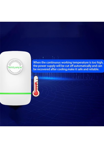 15 Adet Elektrik Enerjisi Tasarruf Kutusu Kaynak Akıllı Güç Tasarrufu Ab Fişi (Yurt Dışından)