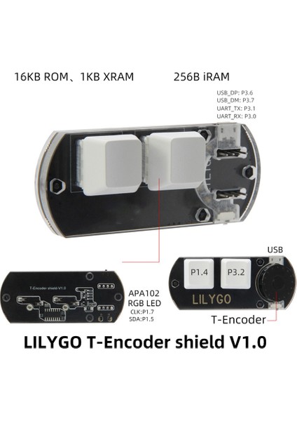 T-Encoder Shield V1.0 CH552 Makro Tuşlarını Özelleştir (Yurt Dışından)