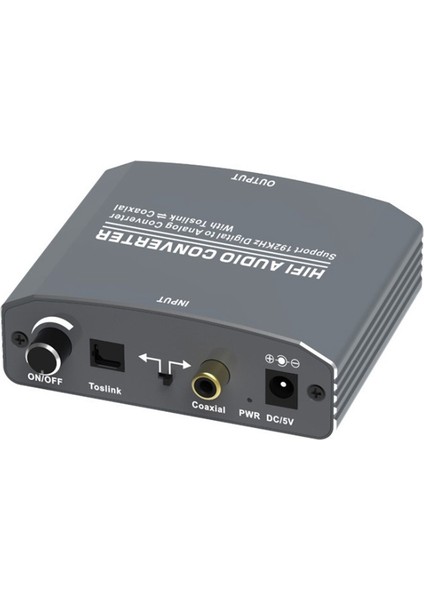 Dijitalden Analoga Ses Dönüştürücü 192KHZ Ses Kod Çözücü Ab Fişi (Yurt Dışından)