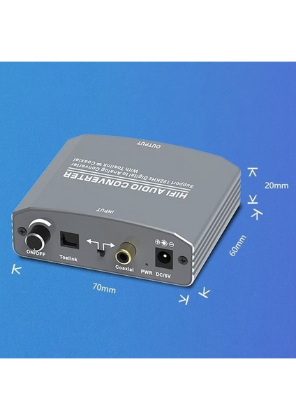 Dijitalden Analoga Ses Dönüştürücü 192KHZ Ses Kod Çözücü Ab Fişi (Yurt Dışından) indirimleri