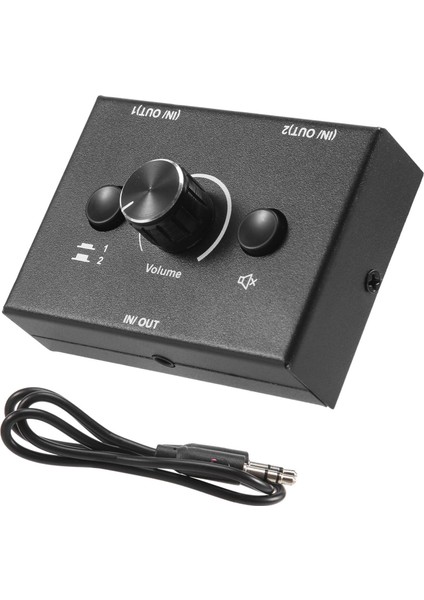 3.5mm 2 Giriş 1 Çıkış/1 Giriş 2 Çıkış Ses Ayırıcı Anahtarı (Yurt Dışından) modelleri