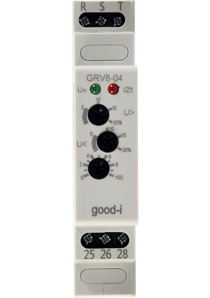 Grv8-04 M460 3-Fazlı Gerilim Izleme Rölesi Faz Kontrol Rölesi (Yurt Dışından)