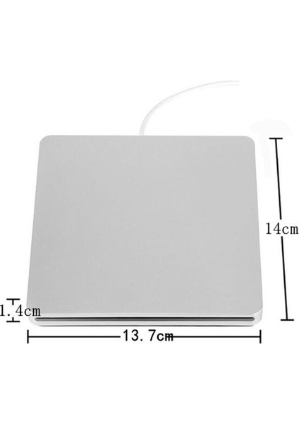 Harici DVD Sürücü USB 2.0 Dizüstü Mac Macbook Windows 7/8 Gümüş (Yurt Dışından) indirimleri