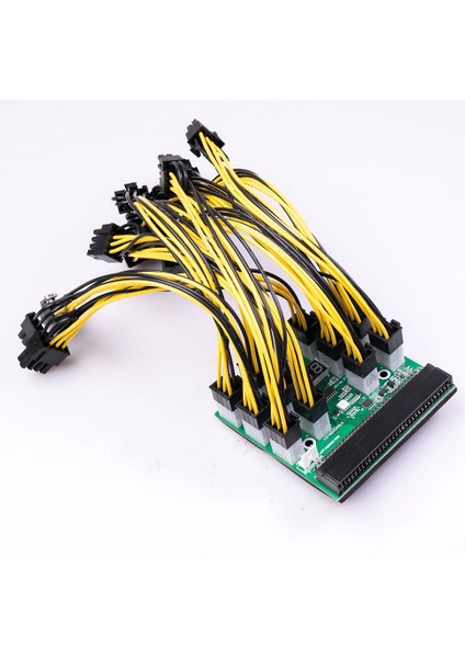 17 Adet 6pin'den 8pin'e Btc Madencilik Kabloları Güç Modülü Hp 750W 1200W (Yurt Dışından) fiyatları