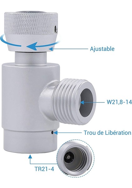 Akvaryum Silindirleri Için Silver Soda Stream Adaptörü, TR21-4'TEN W21.8'E (Yurt Dışından) indirimleri