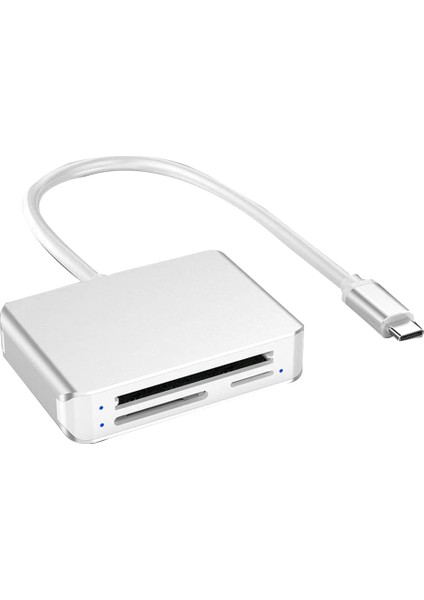 Sd Kart Okuyucu USB C, 5'i 1 Arada Tip C Micro-Sd Tf Cf M2 Kart Adaptörü (Yurt Dışından)