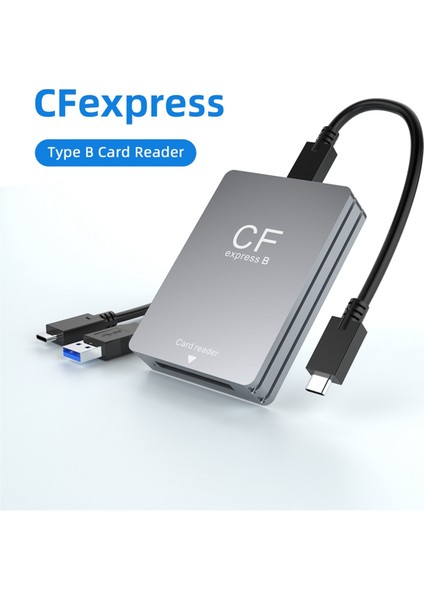 Cfexpress Tip B Kart Okuyucu Usb3.2 Gen2 10GBPS Cfexpress Okuyucu (Yurt Dışından)