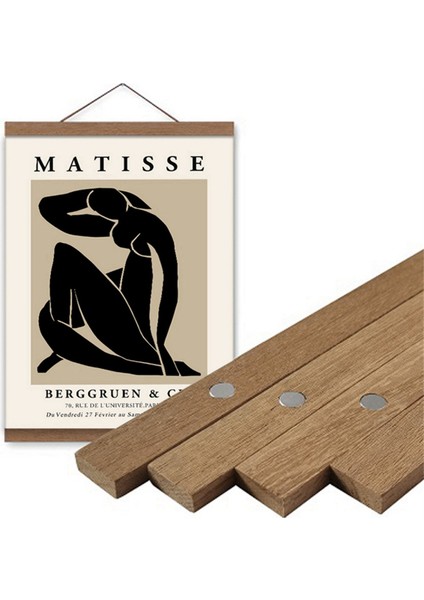 Manyetik Ahşap Resim Poster Askısı Çerçeveleri Ev Dekoru B-30CM (Yurt Dışından) modelleri