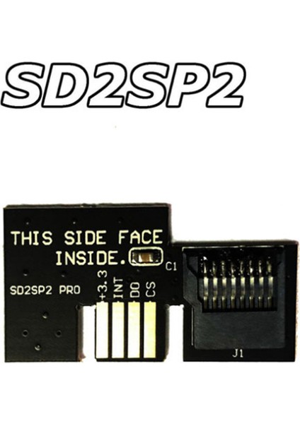 Ngc Gamecube Micro-Sd Kart Okuyucu Için D2SP2 Sdload Sdl Adaptörü, Siyah (Yurt Dışından)