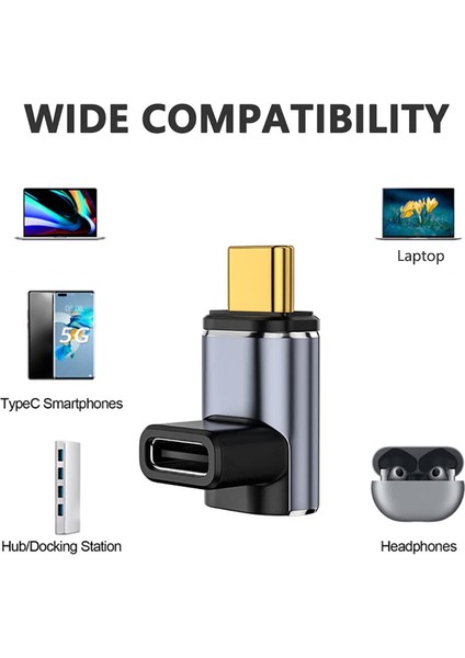 Adet USB C Manyetik Adaptör 40GBPS, 24 Pin USB Adaptörü (Yurt Dışından)