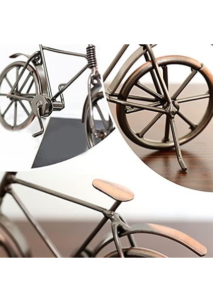 Retro Demir Sanat Bisiklet Modeli, Metal Bisiklet Ev Masaüstü Dekorasyonu (Yurt Dışından) indirimleri