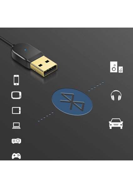 USB 5.0 Bluetooth Alıcısı 3.5mm Ses Bluetooth Adaptörü Hoparlör (Yurt Dışından) indirimleri