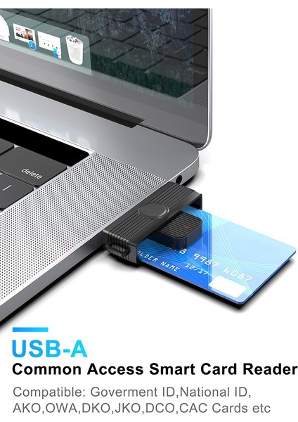 USB 2.0 Akıllı Kart Sım Cac Kart Okuyucuları Pc Bilgisayar Için Kimlik Kartı Okuyucu (Yurt Dışından) modelleri