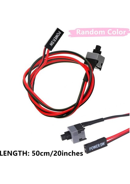 Adet Pc Bilgisayar Anakart Anahtarı Güç Kablosu Kablosu Yeniden Başlatma Kablosu (Yurt Dışından) fiyatları