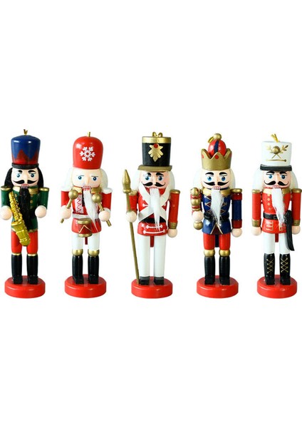Adet/takım Noel Fındıkkıran Ahşap Süsler Saksafon Askerleri (Yurt Dışından)