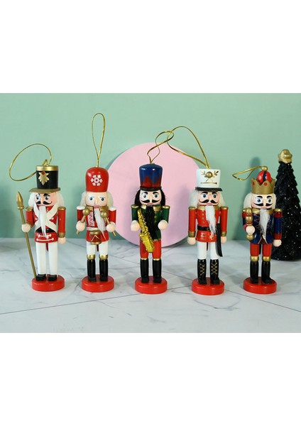 Adet/takım Noel Fındıkkıran Ahşap Süsler Saksafon Askerleri (Yurt Dışından) indirimleri