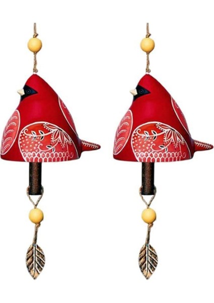 Kuş Şarkısı Çanı, Asılı Rüzgar Çanı, Rüzgar Çanı Standı Kırmızı (Yurt Dışından)