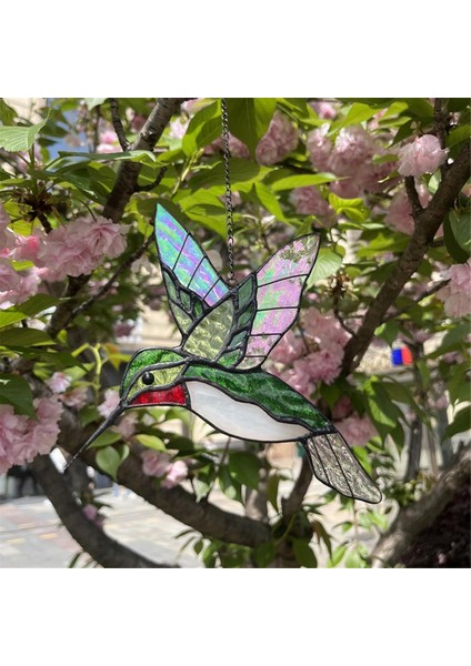 Kuş Vitray Pencere Asılı El Yapımı Ev Dekoru Kuş Dekorasyonu (Yurt Dışından) modelleri