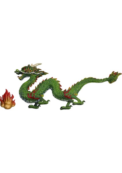 Ejderha Heykeli Çin Ejderha Heykeli Çin Şanslı Zodyak Heykeli,c (Yurt Dışından)