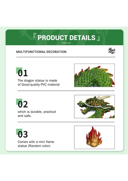 Ejderha Heykeli Çin Ejderha Heykeli Çin Şanslı Zodyak Heykeli,c (Yurt Dışından) fırsatları