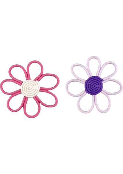 Boho Dekor Papatya Çiçek Dokuma Makrome B (Yurt Dışından)