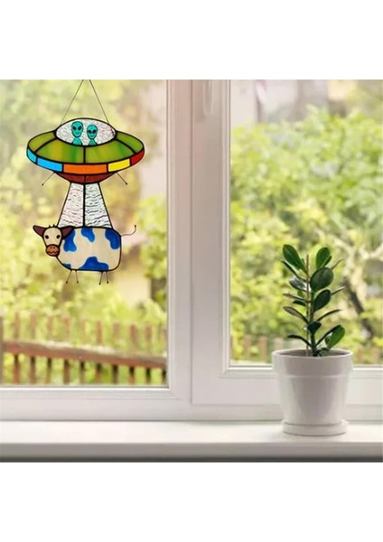 Ufo Vitray Güneş Tutucusu Ufo Inek Asılı Cam Güneş Tutucusu (Yurt Dışından) modelleri