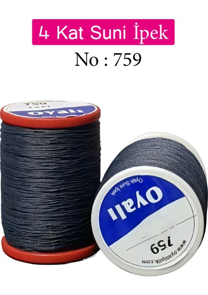 4 Kat Suni Ipek Iplik Iğne Oyası Boncuk Ipi Tığ Oyası NO:759