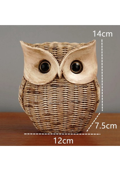 Baykuş Heykelleri Reçine Oturma Odası Süslemeleri Iç Mekan Ev Dekorasyonu El Sanatları (Yurt Dışından) indirimleri