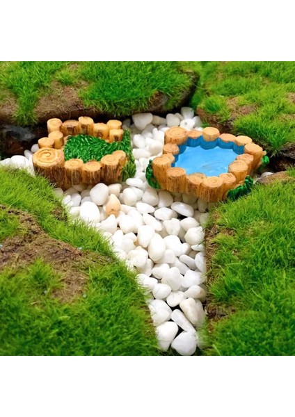 Minyatür Gölet Köprüsü Figürleri Minyatür El Sanatları Peri Bahçesi Dekoru (Yurt Dışından) indirimleri