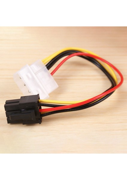 10 Adet 4 Pin Ide Molex - 6 Pin Güç Kablosu Gpu Grafik Kartı (Yurt Dışından)