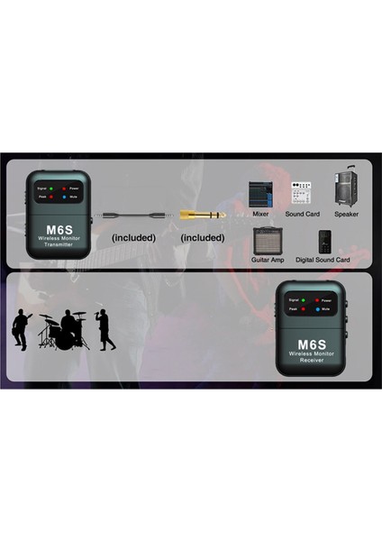 2.4g Kablosuz Kulak Içi Monitör Sistemi Kablosuz Iem (Yurt Dışından) fiyatları