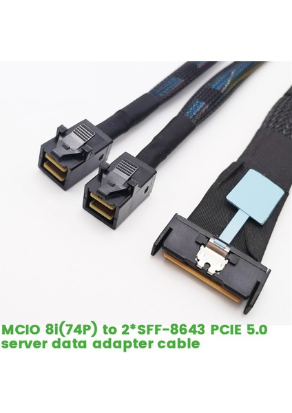 0.8m Sunucu Adaptör Kablosu Slimesas Mcıo 8ı - 2XSFF-8643 Mınısas (Yurt Dışından) modelleri
