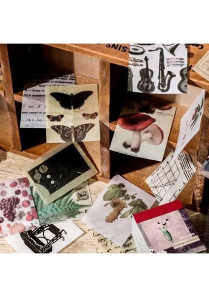 Vintage Dıy Scrapbooking Günlük Malzemeleri Bitki Hayvan Kelebek (Yurt Dışından) indirimleri