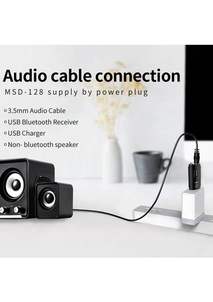USB Bluetooth Alıcı Verici 3,5 mm Jak Tv Pc Araba Kiti Için (Yurt Dışından)