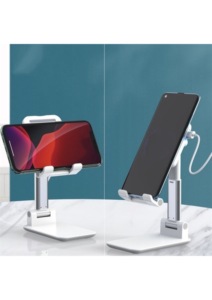 Kablosuz Şarjlı Cep Telefonu Tablet Standı Evrensel Stand Gümüş (Yurt Dışından) indirimleri