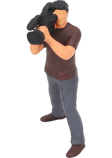 1:64 Minyatür Sahne Insan Modeli Videografçı Için Gerçekçi B Çekimi (Yurt Dışından)