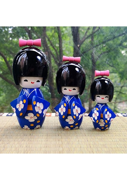 Japon Kokeshi Ahşap Bebekler Kız Hediye Dekorasyon Süsleme Model E (Yurt Dışından) indirimleri