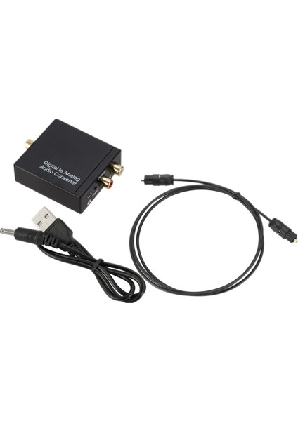 Dijitalden Analoga Ses Dönüştürücü 3.5mm Jack Aux Rca L / R Dönüştürücü (Yurt Dışından)