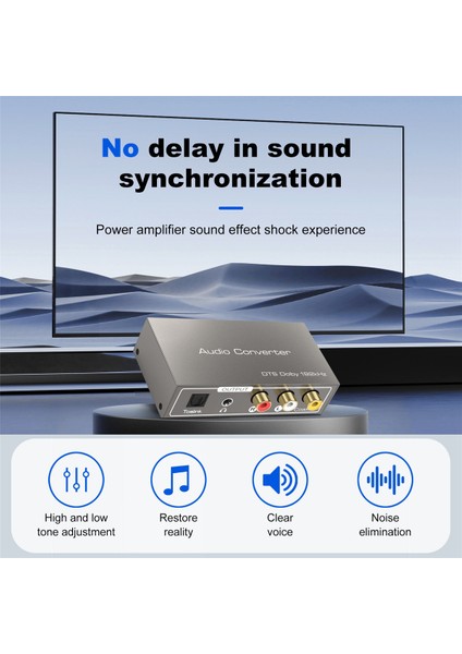 192KHZ Dac Ses Dönüştürücü Toslink Optik Koaksiyel HDMI Uyumlu (Yurt Dışından)