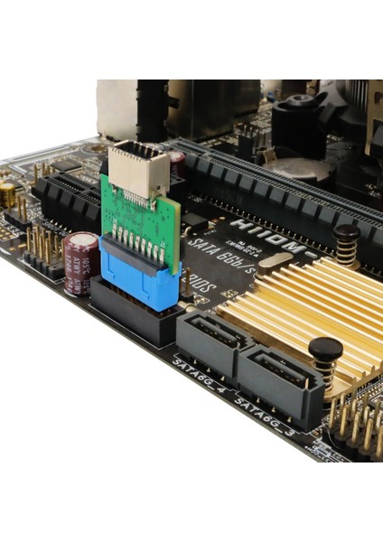 Adet Yükseltme Sürümü Dikey USB 3.1 Ön Panel Soket Anahtarı-A (Yurt Dışından)