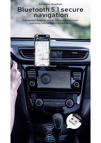 Kablosuz Bluetooth 5.1 Ses Verici Alıcı 2'si 1 Arada Adaptör (Yurt Dışından) fırsatları