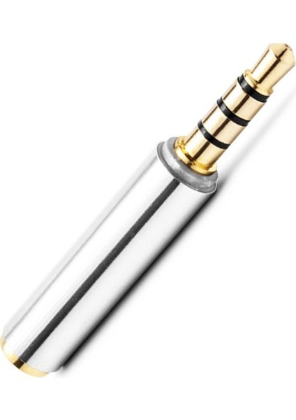 10 Adet Metal 3.5mm Ses Jakı Dönüştürücü Omtp/ctıa Dönüşüm Adaptörü (Yurt Dışından)