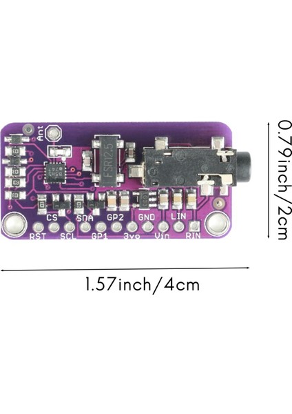 SI4713 Stereo Fm Verici (76-108 Mhz) Radyo Modülü, Hoparlörler Için (Yurt Dışından) fırsatları