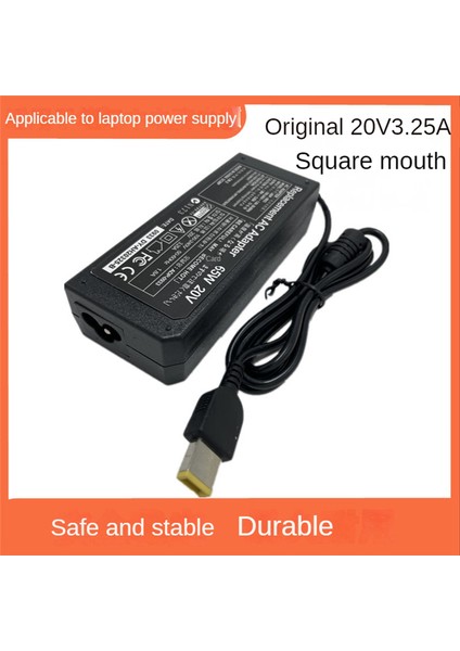Lenovo Thinkpad X301S X230S Için 20V 3.25A 65W Ac Dizüstü Bilgisayar Güç Adaptörü (Yurt Dışından)