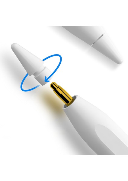 Zore Pencil 11 Palm-Rejection Magnetik Şarj ve Eğim Özellikli Dokunmatik Çizim Kalemi-Beyaz