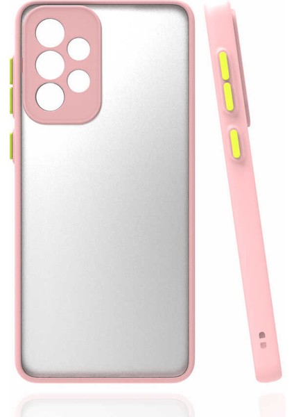 Galaxy A72 Kılıf Klcr Hux Kapak-Pembe